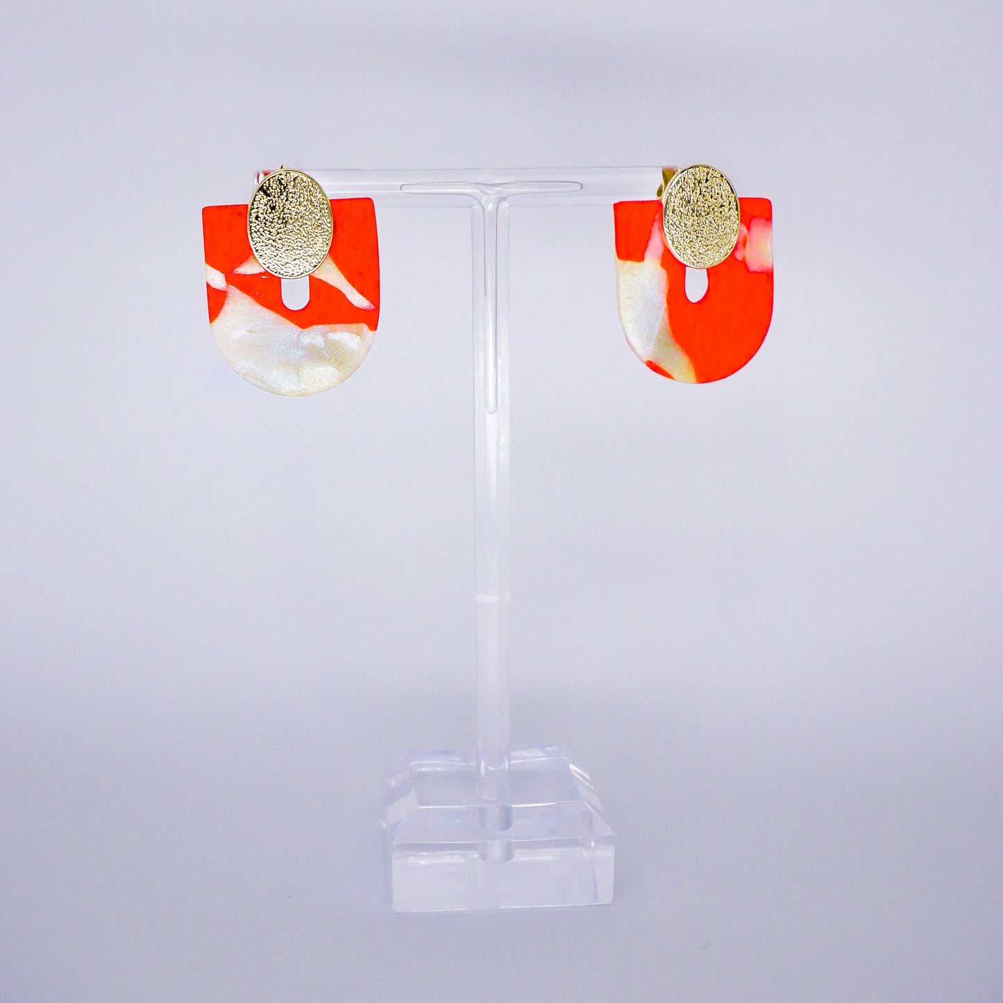 Lucie Marble - Tangerine/Gold