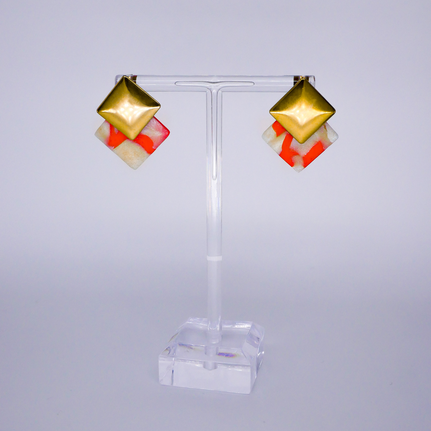 Liv Marble - Tangerine/Gold