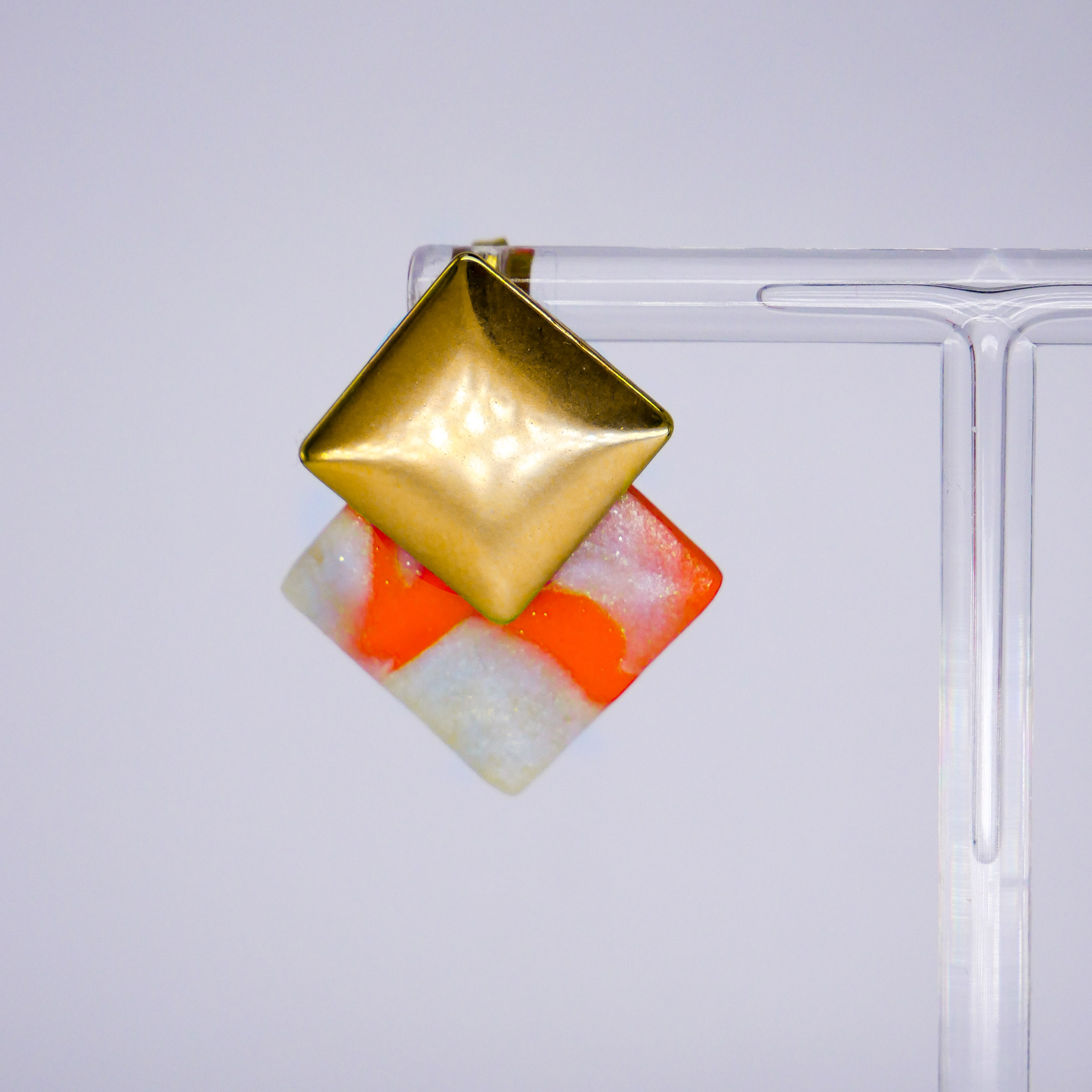 Liv Marble - Tangerine/Gold