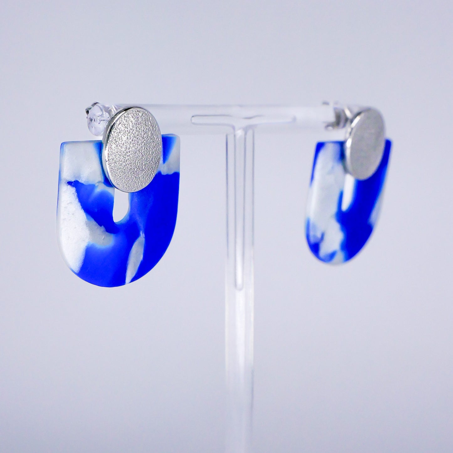 Lucie Marble - Cobalt/Silver