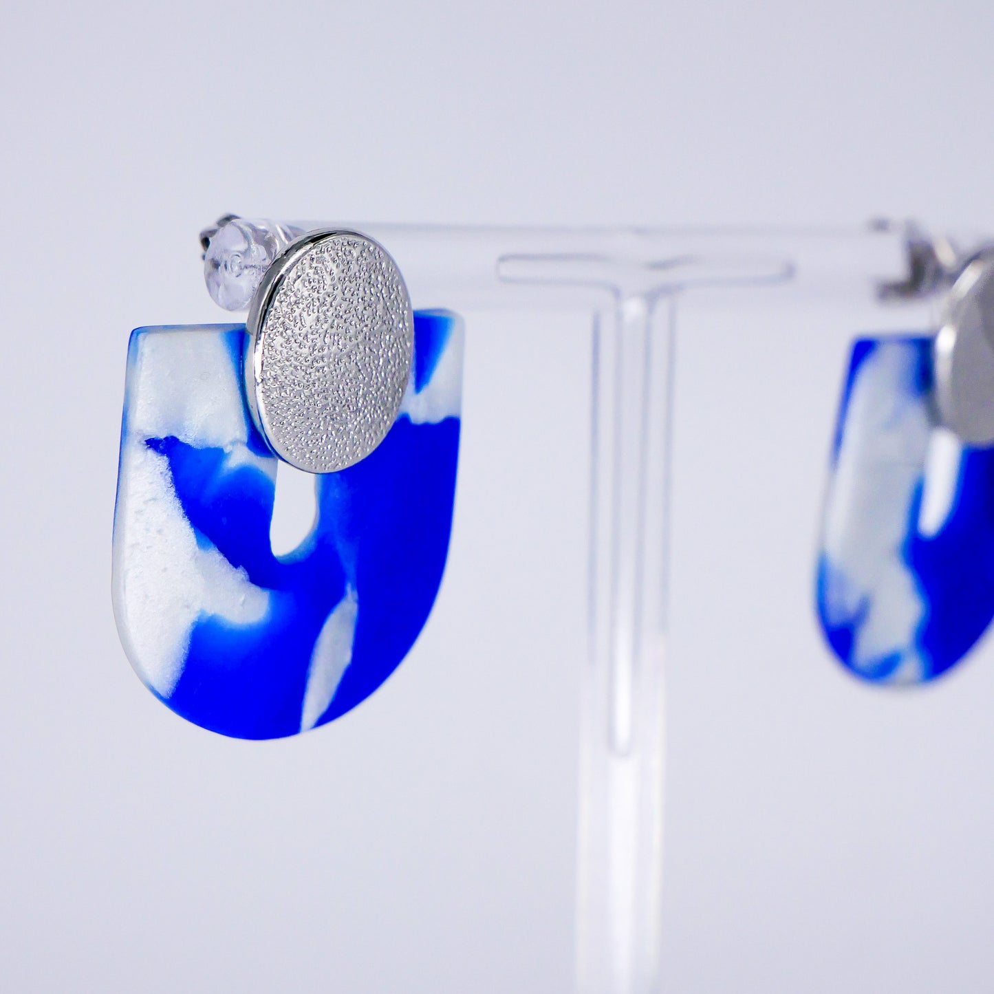 Lucie Marble - Cobalt/Silver